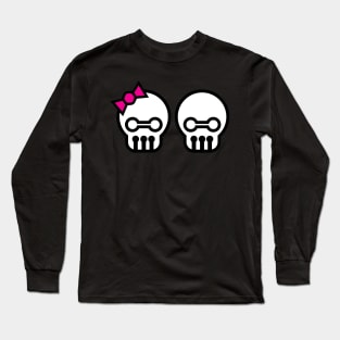 Skulls for Him and Her Long Sleeve T-Shirt